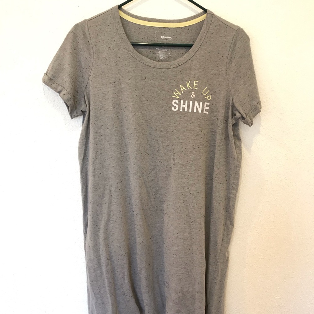 Gray Pajama Dress